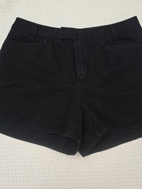 Seven7 Black High-Waist Everyday Shorts